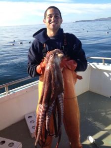 Chris with the Octopus